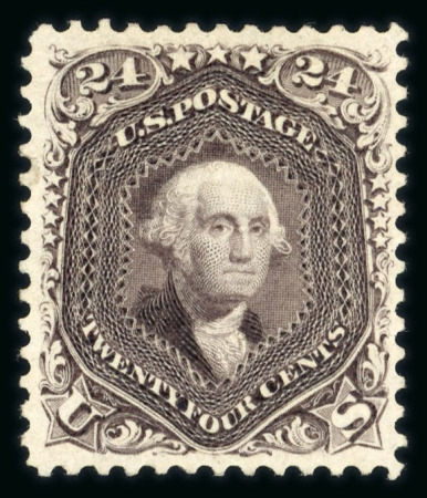 Stamp of United States » 1875 Re-issue of 1861-66 Issues 1875, Washington 24c deep violet shade (109) lightly