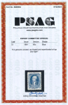 Stamp of United States » 1861-1866 issue 1861, Washington 90c blue mint hinged original gum, reperforated