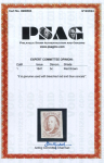 Stamp of United States » 1847 Issue 1847, Franklin 5c red brown shade Scott n° 1 used stamp