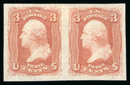 Stamp of United States » 1867 Grill Issue 1861, Washington 3c Proof Scott n° 94P5 nice unused