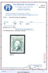 Stamp of United States » 1867 Grill Issue   1868, Washington 10c green shade "E" grill mint hinged original gum