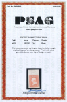 Stamp of United States » 1867 Grill Issue   1861, Washington 3c Proof Scott n° 94P5 nice unused