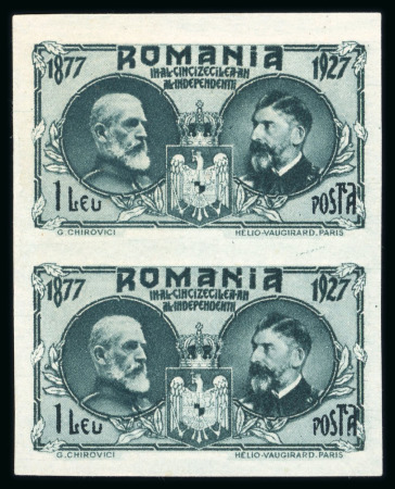 Stamp of Romania » Later Issues 1927 50th Anniversary of Independence, pairs of th