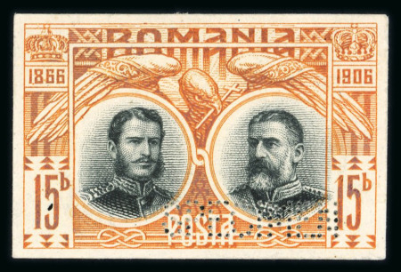 Stamp of Romania » Later Issues 1906 King Carol's 40th Ruling Anniversary, lot of