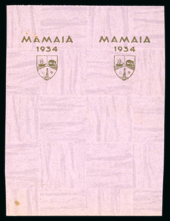 Stamp of Romania » Later Issues 1934 Mamaia Jamboree, Scouts Issue: group of 7 ove