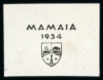 Stamp of Romania » Later Issues 1934 Mamaia Jamboree, Scouts Issue: group of 7 ove