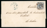 Stamp of Romania » United Principalities 1862-1864 Handstruck 30 parale deep blue, used example with