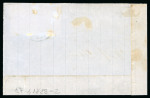 Stamp of Romania » 1868-70 Prince Carol I - New Currency 3 bani violet + 15 bani red on cover front, sent t