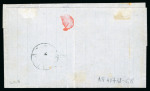 Stamp of Romania » King Carol 1871 - "With Beard" Imperforate Two covers, each franked with 10 bani yellow-orang