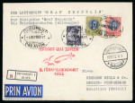 Stamp of Romania » Later Issues Zeppelin 1932 8th South American Flight: registere