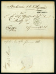Stamp of Romania » Postal History 1816 Austrian Post in Wallachia: Official cover se