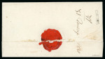 Stamp of Romania » Postal History 1831 prephilatelic cover sent from Silistra (Ottom
