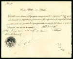 Stamp of Romania » Postal History » Postal Forms 1860 document from 26th November from Pitesti bear