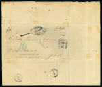 Stamp of Romania » Postal History 1864 Accompanying letter for a parcel weighing ~9k