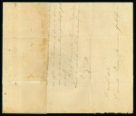 Stamp of Romania » Postal History 1864 Accompanying letter for a parcel weighing ~9k