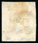 Stamp of Romania » King Carol 1869 - "Without Beard" Imperforate 1869 5 bani orange Prince Carol "with sideburns" a