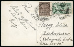Stamp of Italy » Regno d'Italia Italy Football WCS 1934 Airmail cover to US franked 1L25 + airs 50C & 75C + Aegean Islands