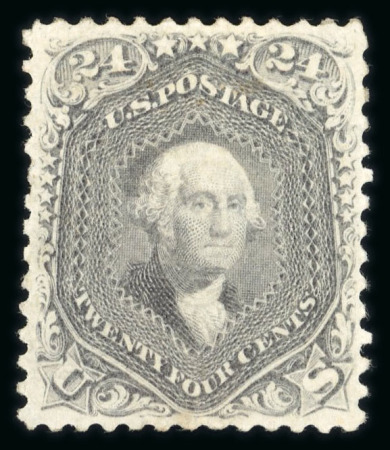 Stamp of United States » 1861-1866 issue 1861 24c greyish lilac mint with part original gum