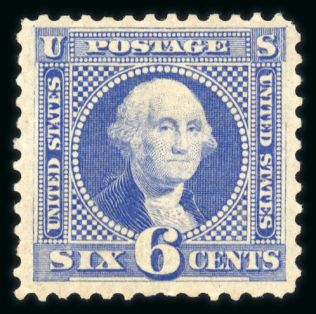Stamp of United States » 1869 Pictoral Issue 1875 Re-issue 6c blue with part original gum (some