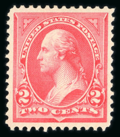 Stamp of United States » 1894-98 Bureau Issues 1894 2c carmine Type II with large part original g