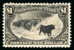 Stamp of United States » 1898 Trans-Mississippi Issue 1898 Trans-Mississippi $1 black with part original
