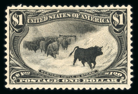 Stamp of United States » 1898 Trans-Mississippi Issue 1898 Trans-Mississippi $1 black with part original
