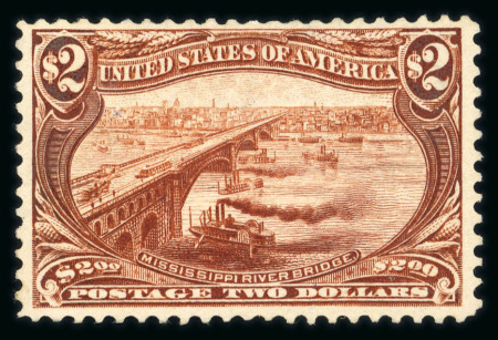 Stamp of United States » 1898 Trans-Mississippi Issue 1898 Trans-Mississippi $2 orange brown with part o
