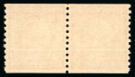 Stamp of United States » 1913-17 Washington Franklin Issue 1914 2c red in pair mint N.H.,fine and attractive,