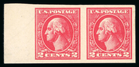 Stamp of United States » 1913-17 Washington Franklin Issue 1918 2c carmine Type VII in marginal horizontal pa