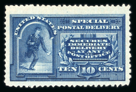Stamp of United States » Special Delivery 1894 Special Delivery 10c blue with part original
