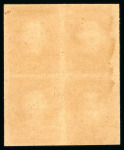Stamp of United States » Confederate States » General Issues 1863 2c brown red in block of 4 with large part or