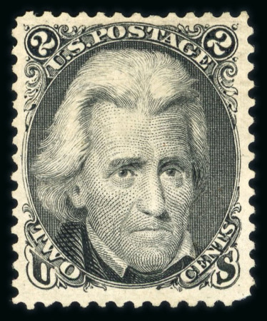 Stamp of United States » 1875 Re-issue of 1861-66 Issues 1875 Re-issue 2c black with part original gum, nic