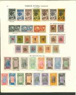 Stamp of Colonies françaises » Guinée Guinée : 1892-1942, belle collection neufs * très suivie