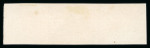 Stamp of Egypt » 1867-69 Penasson » Issued Stamps 1pi proof in black, imperforate marginal pair, unwatermarked,