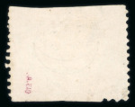 Stamp of Egypt » 1867-69 Penasson » Issued Stamps 2pi blue, used with unrecorded variety, lower margin