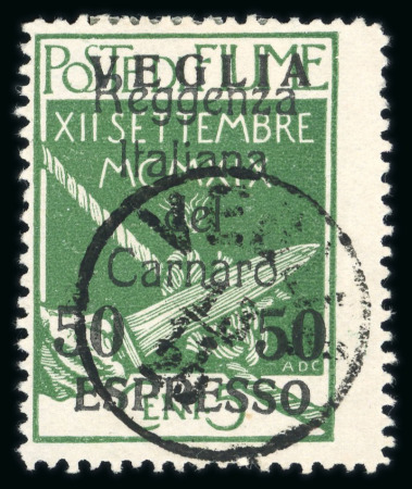 Stamp of Italy » Italian Occupations WWI » Fiume Fiume/Arbe and Veglia : 1920, special delivery stamps