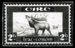 Stamp of Ireland » Essays & Proofs (E1-E167) 1937, Walter Till Essay: Irish Elk 2s6d, stamp size