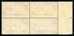 Stamp of Ireland » 1922-49 Dublin Government Printing Works Issues 1937 Constitution 2d ruby and 3d blue, mint nh sheet
