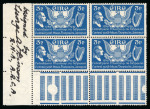 Stamp of Ireland » 1922-49 Dublin Government Printing Works Issues 1939 U.S. Constitution 2d carmine and 3d blue, mint
