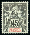 Stamp of Colonies françaises » Sultanat d'Anjouan Anjouan : 1892-1912, territoire complet Y&T n° 1-30