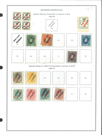 Stamp of Spanish Colonies Spanish Colonies : 1903-1940, nice mint and used collection