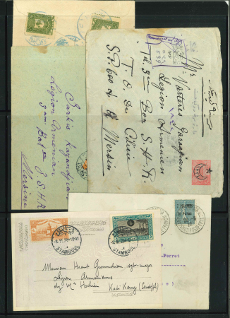 Stamp of Turkey Turkey : 1910-1926, very nice 36 covers and cards collection,