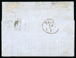 Stamp of Egypt » French Post Offices » Alexandria 1868 Printed matter entire letter from Vienna to Bombay, sent via Trieste with GB 3d applied in Egypt
