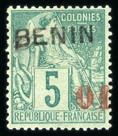 Stamp of Colonies françaises » Bénin Bénin : 1892-1894, collection bien suivie majorité