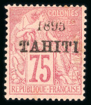Stamp of Colonies françaises » Tahiti Tahiti : 1893-1915, seize timbres neufs * dont Y&T