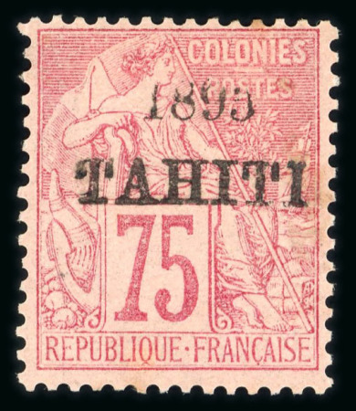 Stamp of Colonies françaises » Tahiti Tahiti : 1893-1915, seize timbres neufs * dont Y&T