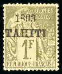 Stamp of Colonies françaises » Tahiti Tahiti : 1893-1915, seize timbres neufs * dont Y&T