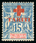 Stamp of Colonies françaises » Tahiti Tahiti timbres-taxe : 1915, Y&T n° 34 neuf * TB