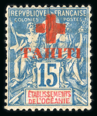 Stamp of Colonies françaises » Tahiti Tahiti timbres-taxe : 1915, Y&T n° 34 neuf * TB