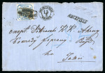 Stamp of Romania » United Principalities 1862-1864 1862-64 30pa blue group of covers and fronts